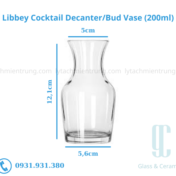 Ly thủy tinh Libbey Decanter (200ml)