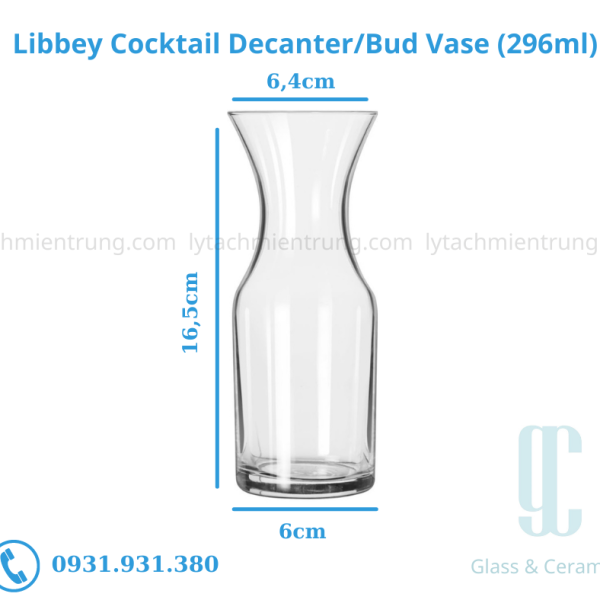 Ly thủy tinh Libbey Decanter (296ml)