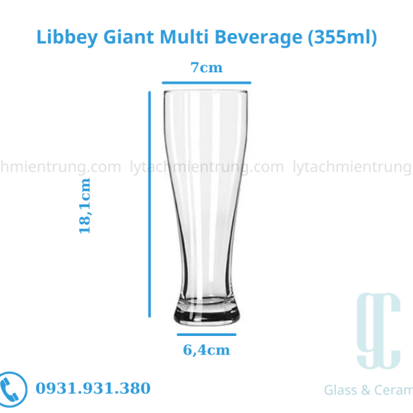 Ly thủy tinh Libbey Giant Multi Beverage (355ml)