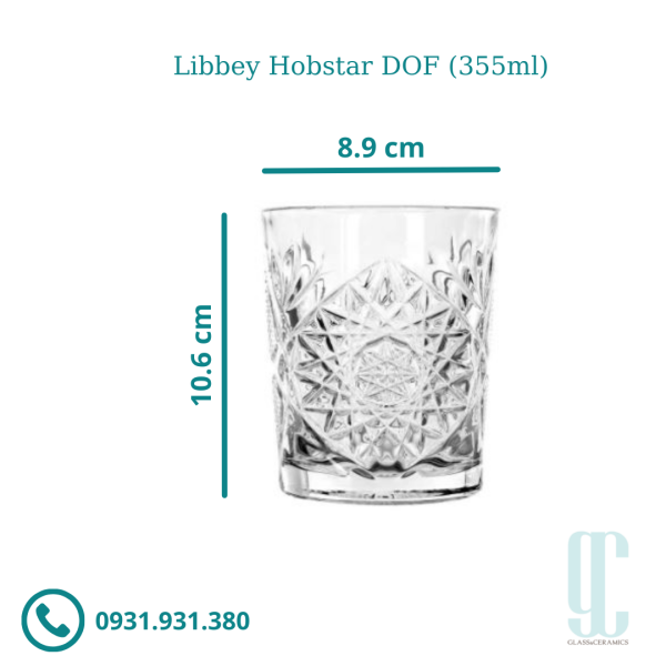 Ly thủy tinh Libbey Hobstar DOF (355ml)