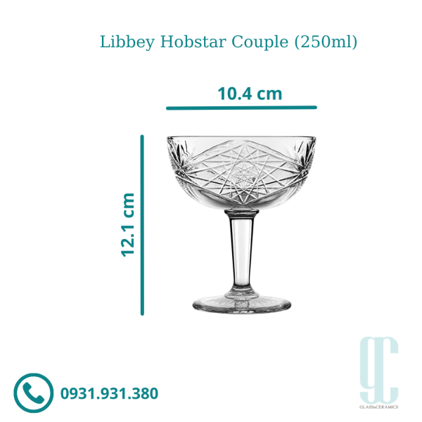 Ly thủy tinh Libbey Hobstar Couple (250ml)