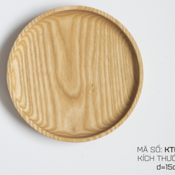 Khay gỗ tròn  (KT05)