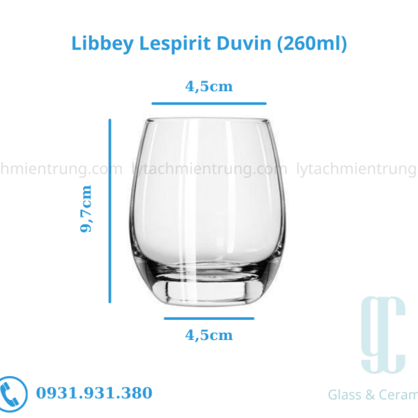 Ly thủy tinh Libbey Lespirit Duvin (260ml)