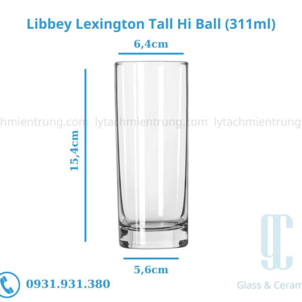 Ly thủy tinh Libbey Lexington Tall Hi Ball (311ml)