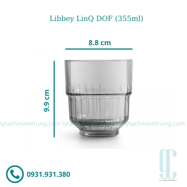 Ly thủy tinh Libbey LinQ DOF (355ml)