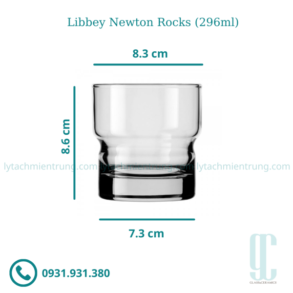 Ly thủy tinh Libbey Newton Rocks (296ml)