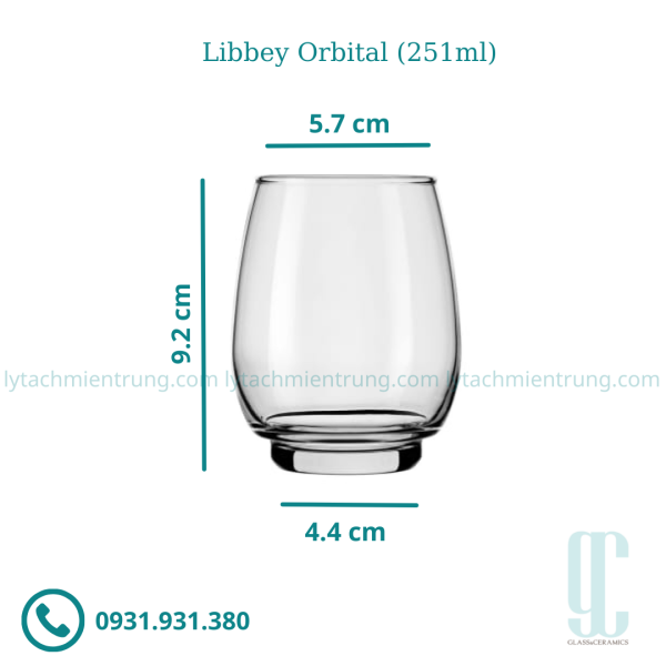 Ly thủy tinh Libbey Orbital (251ml)