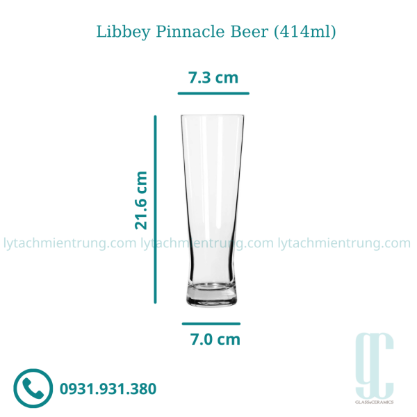 Ly thủy tinh Libbey Pinnacle Beer (414ml)