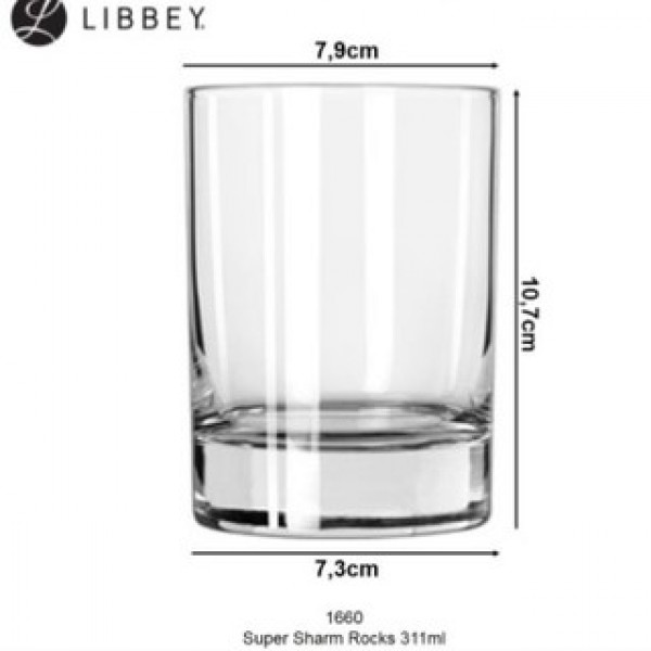 Ly thủy tinh Libbey Super Sham Rocks (311ml)