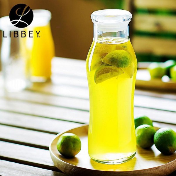 Ly thủy tinh Libbey Trend Swerve Bottle With Lid (565ml)