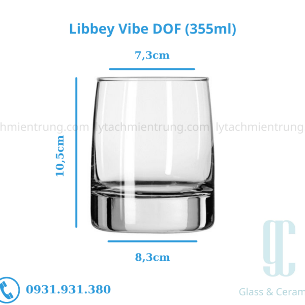 Ly thủy tinh Libbey Vibe DOF (355ml)